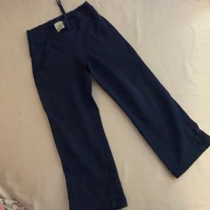 Navy blue sweatpants for little girl